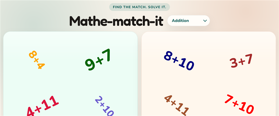 Mathe-match-it